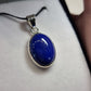 Lapis lazuli sterling silver pendant - Rivendell Shop