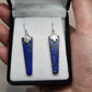 Lapis lazuli sterling silver earrings - Rivendell Shop