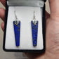 Lapis lazuli sterling silver earrings - Rivendell Shop