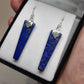 Lapis lazuli sterling silver earrings - Rivendell Shop