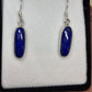 Lapis lazuli sterling silver earrings - Rivendell Shop