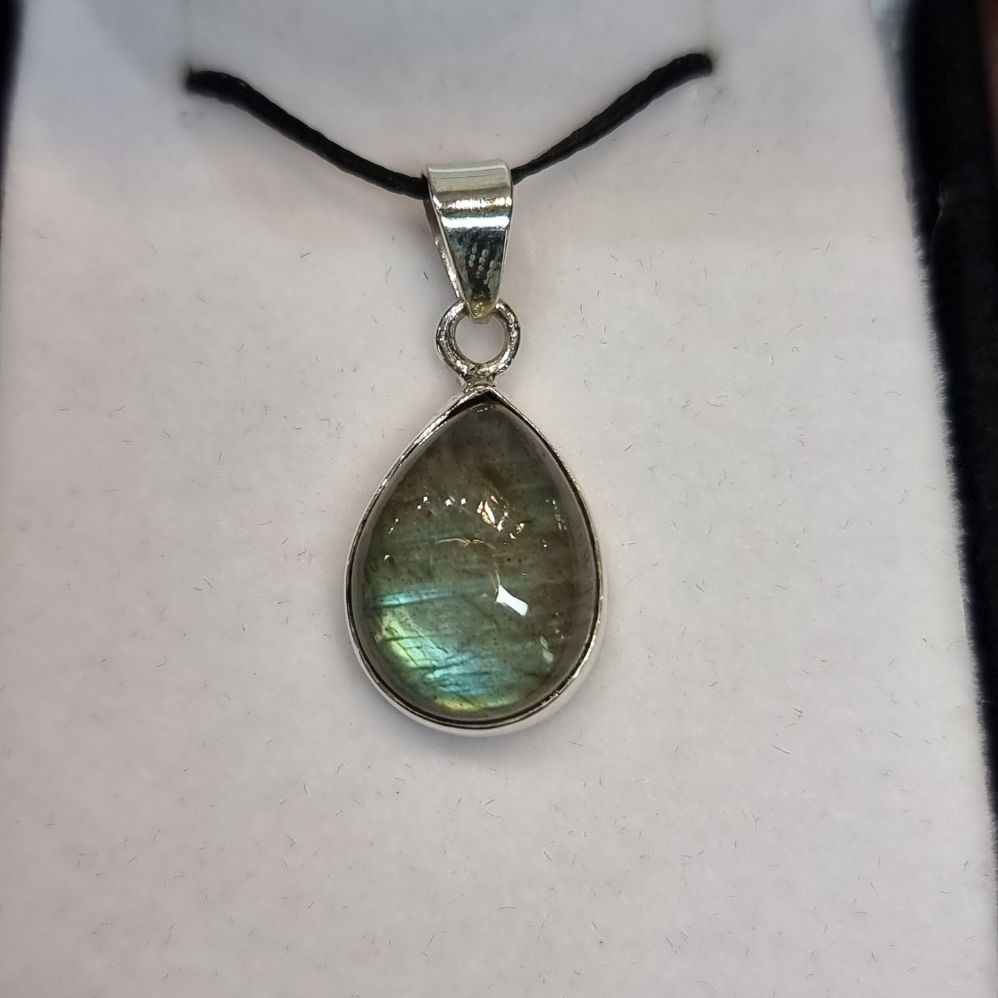 Labradorite sterling silver pendant - Rivendell Shop