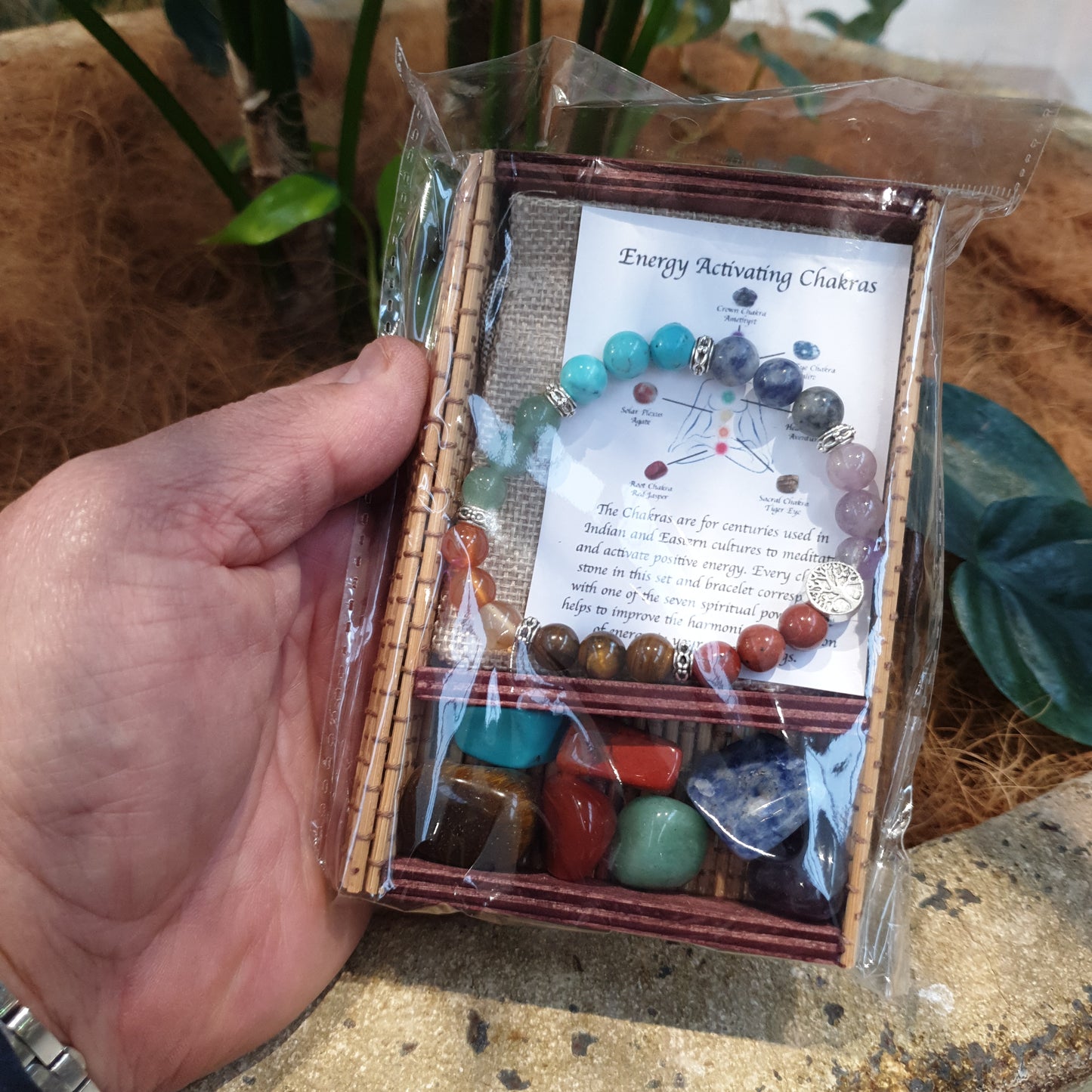 Tree of life 7 chakra bracelet & stones pack - Rivendell Shop