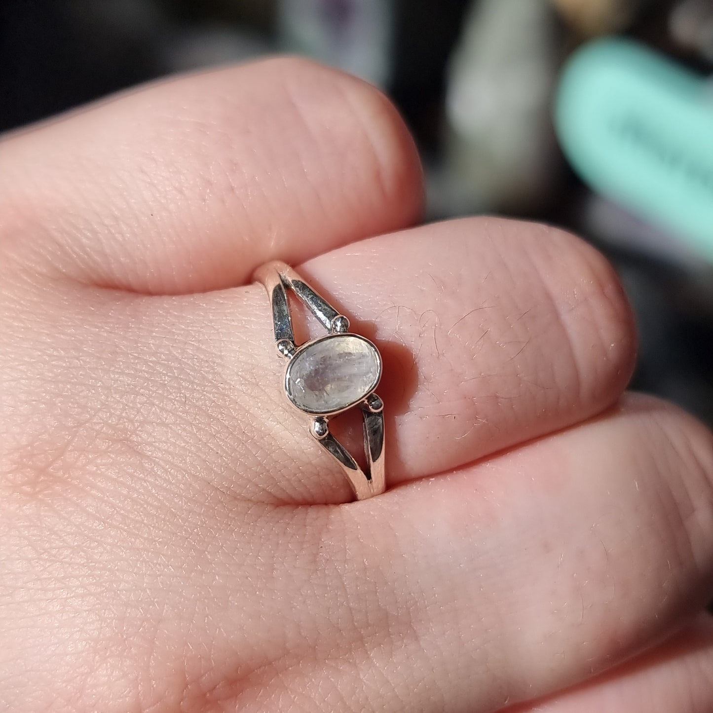 Moonstone ring - Rivendell Shop