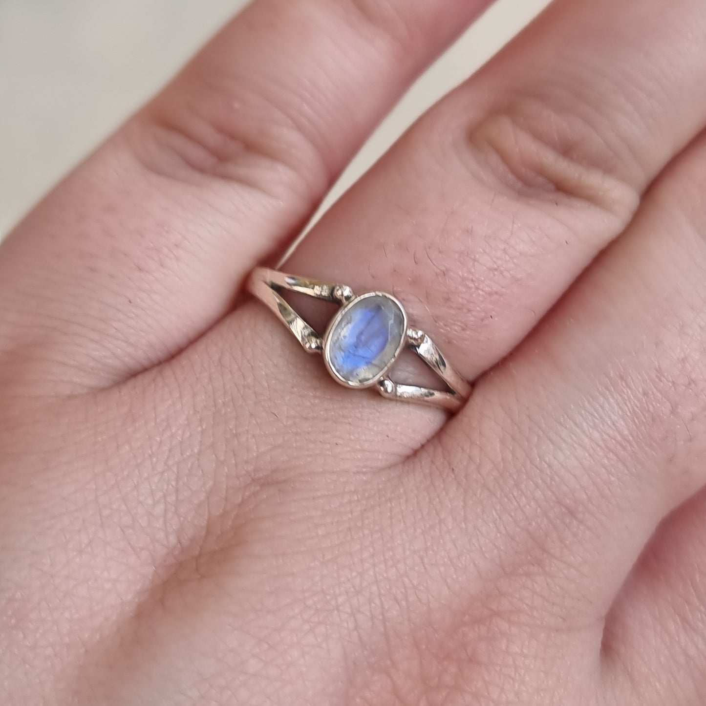 Moonstone ring - Rivendell Shop