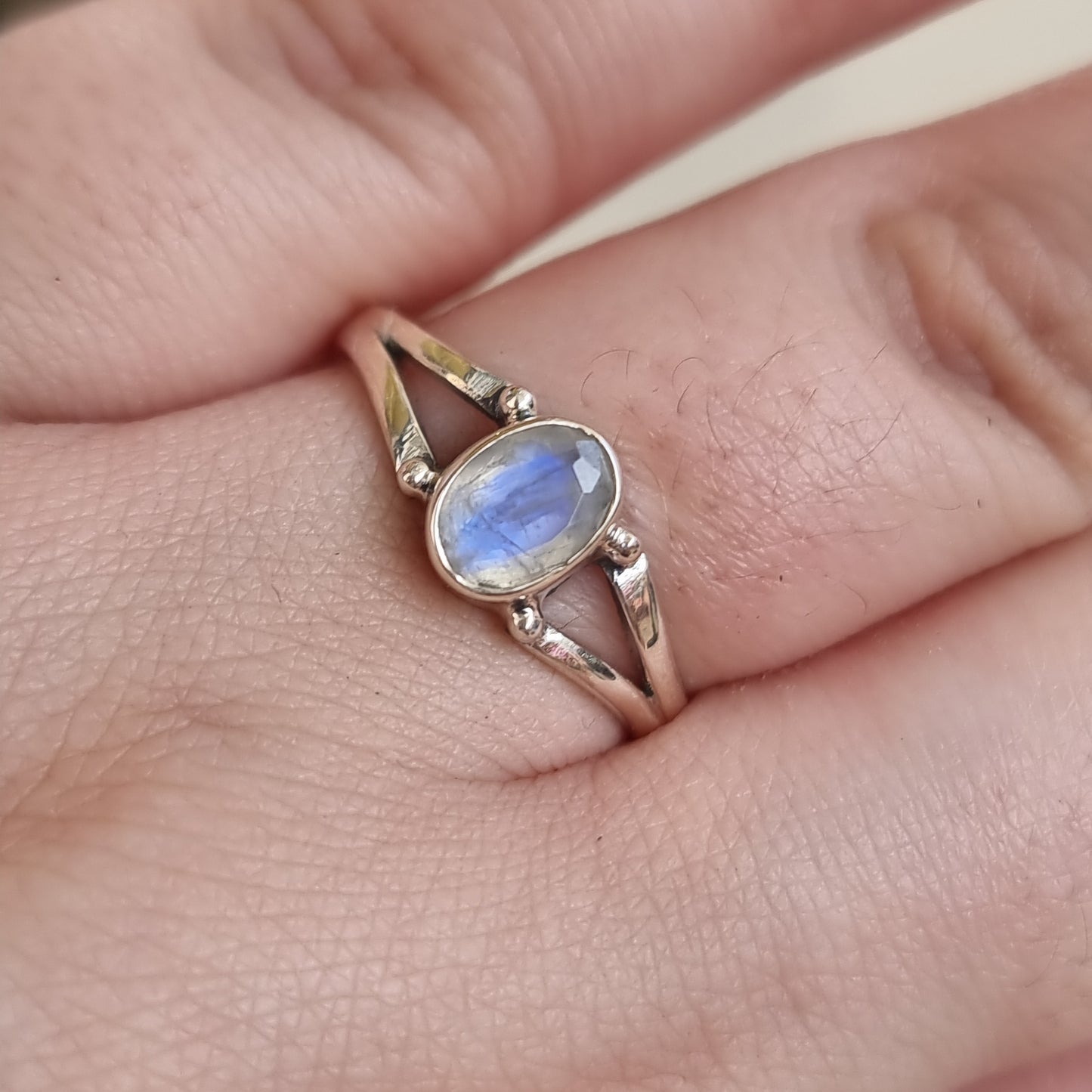 Moonstone ring - Rivendell Shop