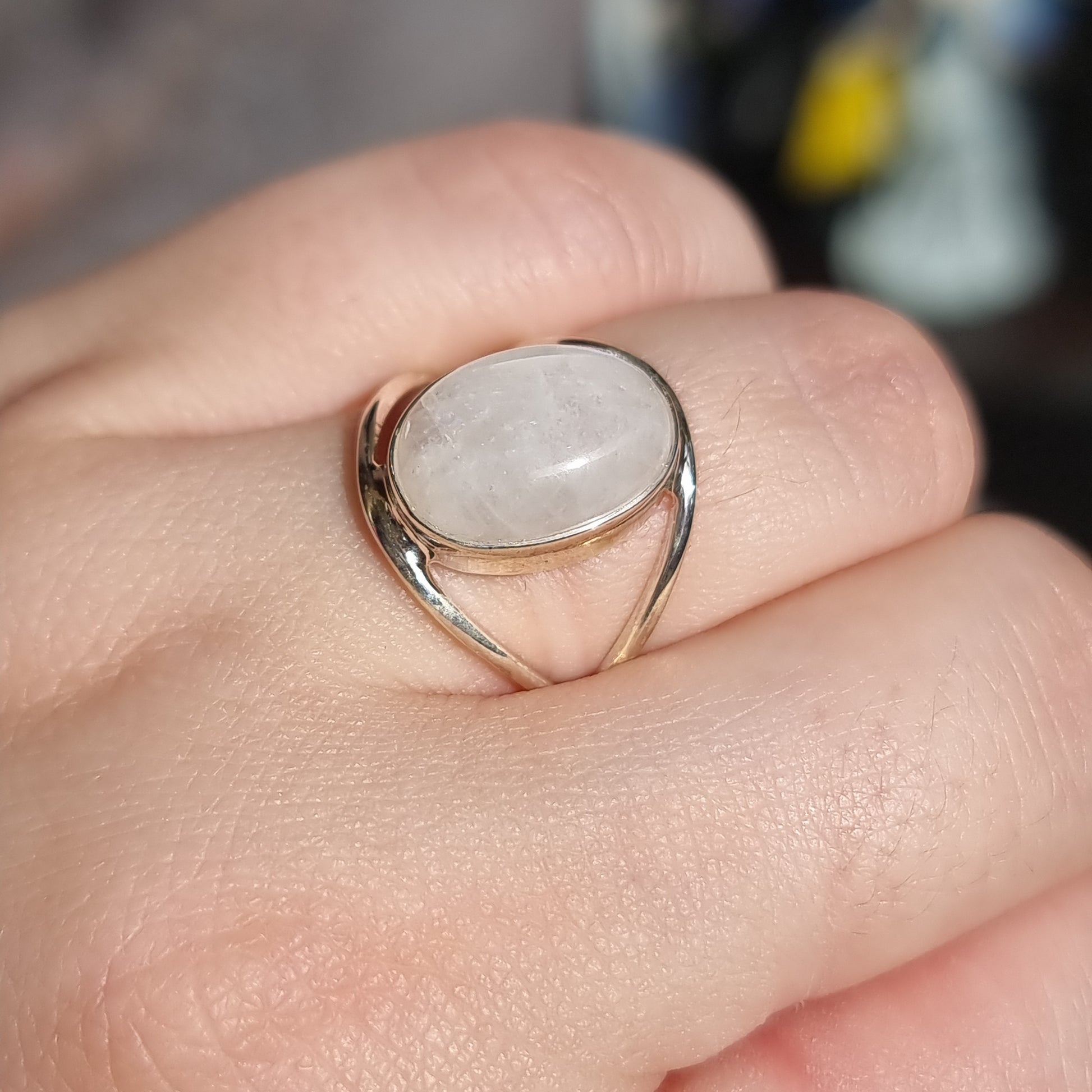 Moonstone ring - Rivendell Shop