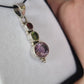 Amethyst/Peridot/Garnet pendant - Rivendell Shop