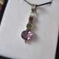 Amethyst/Peridot/Garnet pendant - Rivendell Shop
