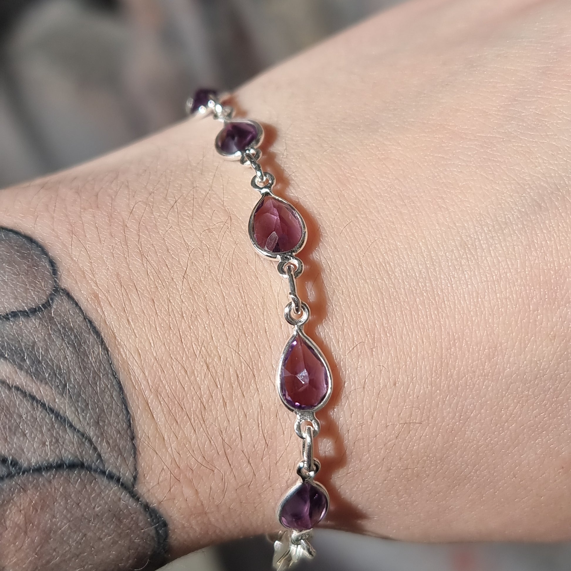 Amethyst bracelet - Rivendell Shop