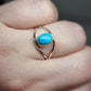 Turqouise howlite ring - Rivendell Shop