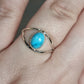 Turqouise howlite ring - Rivendell Shop