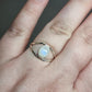 Moonstone ring - Rivendell Shop