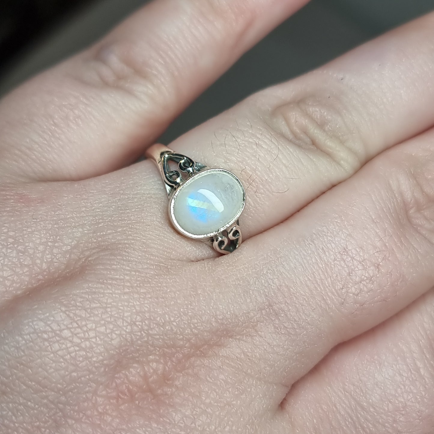 Moonstone ring - Rivendell Shop