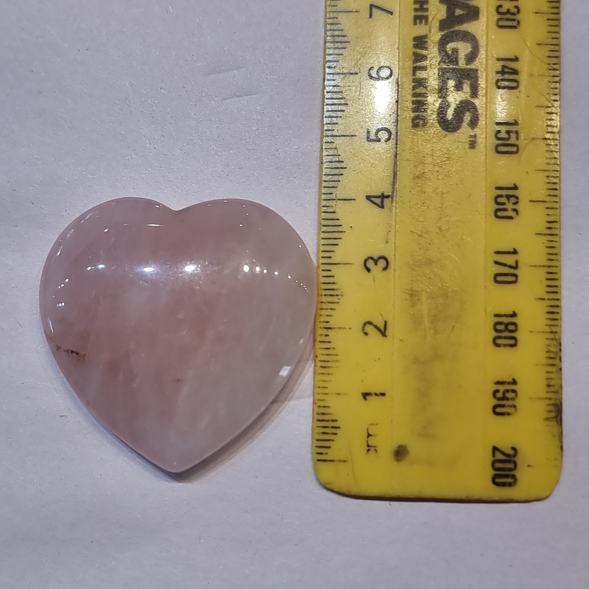 Rose quartz heart - Rivendell Shop
