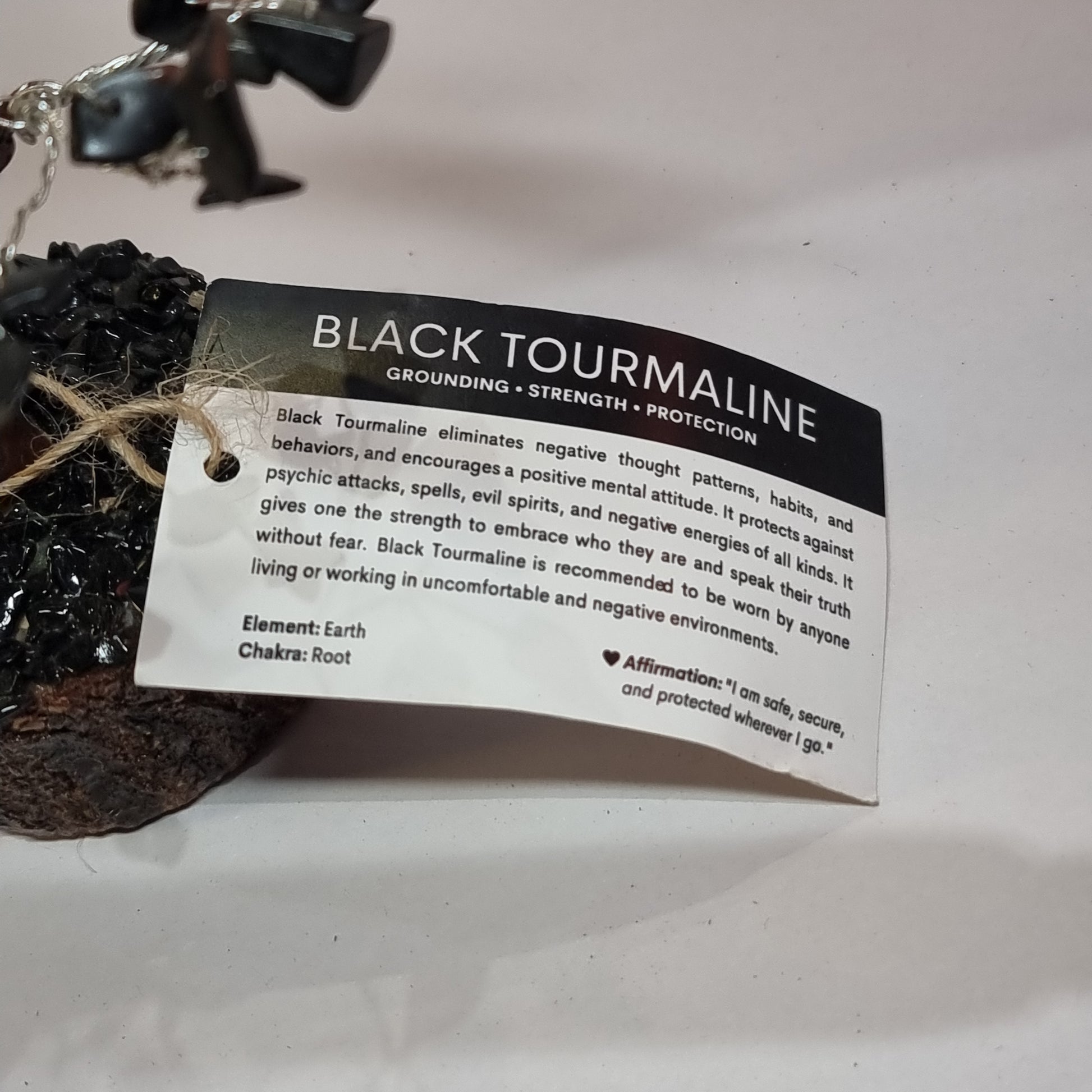 Black tourmaline tree - Rivendell Shop