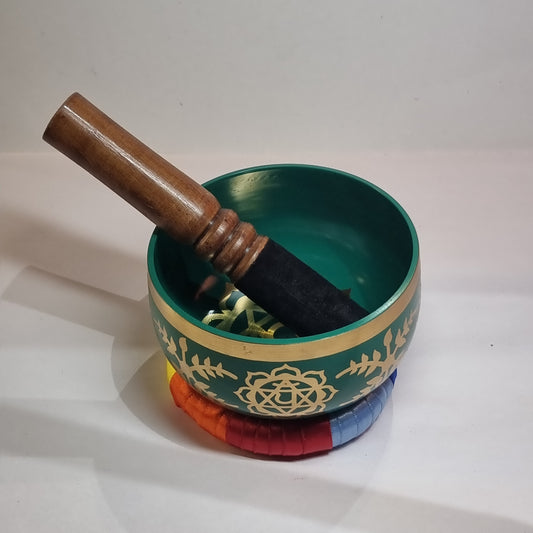 Singing bowl - chakra green - Rivendell Shop