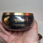 Singing bowl - om mantra black - Rivendell Shop
