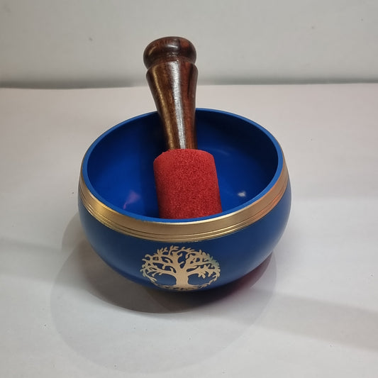 Singing bowl - tree of life blue - Rivendell Shop