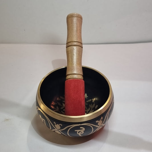 Singing bowl - brass tree of life - Rivendell Shop