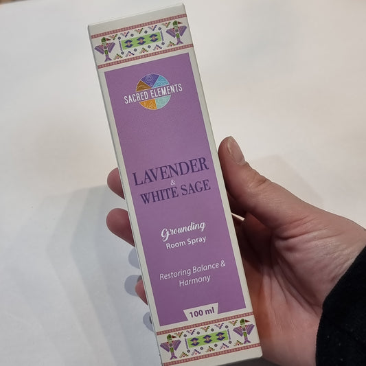 Sacred elements room spray - white sage & lavender - Rivendell Shop