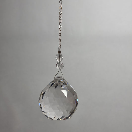 Clarus hanging - clear sphere - Rivendell Shop