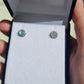 Moonstone studs - Rivendell Shop