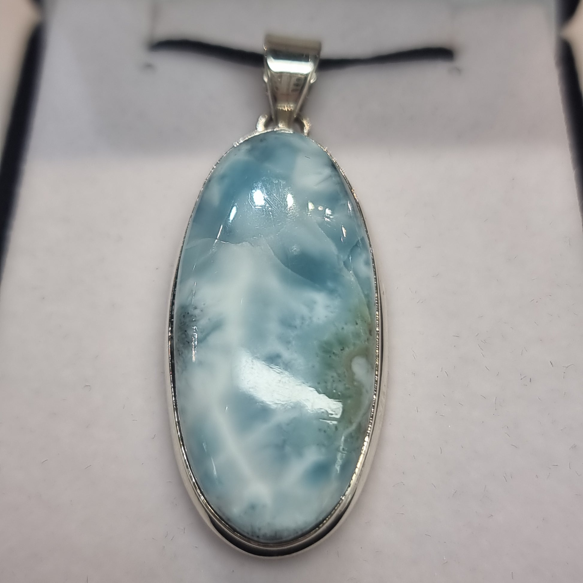 Larimar pendant - Rivendell Shop