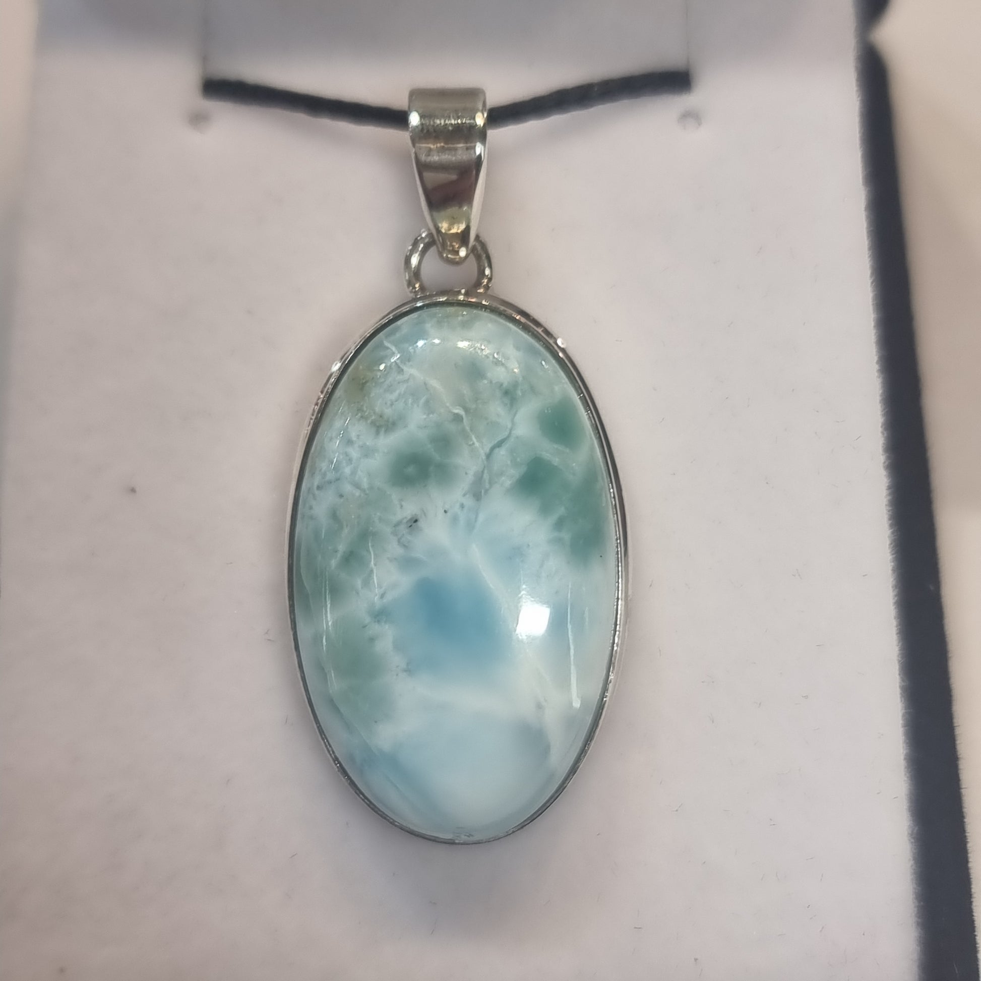 Larimar pendant - Rivendell Shop