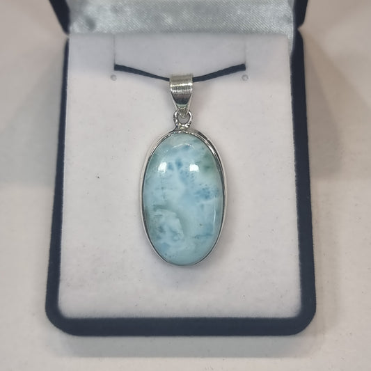 Larimar pendant - Rivendell Shop