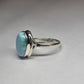 Larimar ring - Rivendell Shop