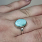 Larimar ring - Rivendell Shop