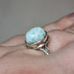 Larimar ring - Rivendell Shop