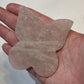 Butterfly facial gua sha - rose quartz - Rivendell Shop
