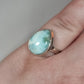 Larimar ring - Rivendell Shop