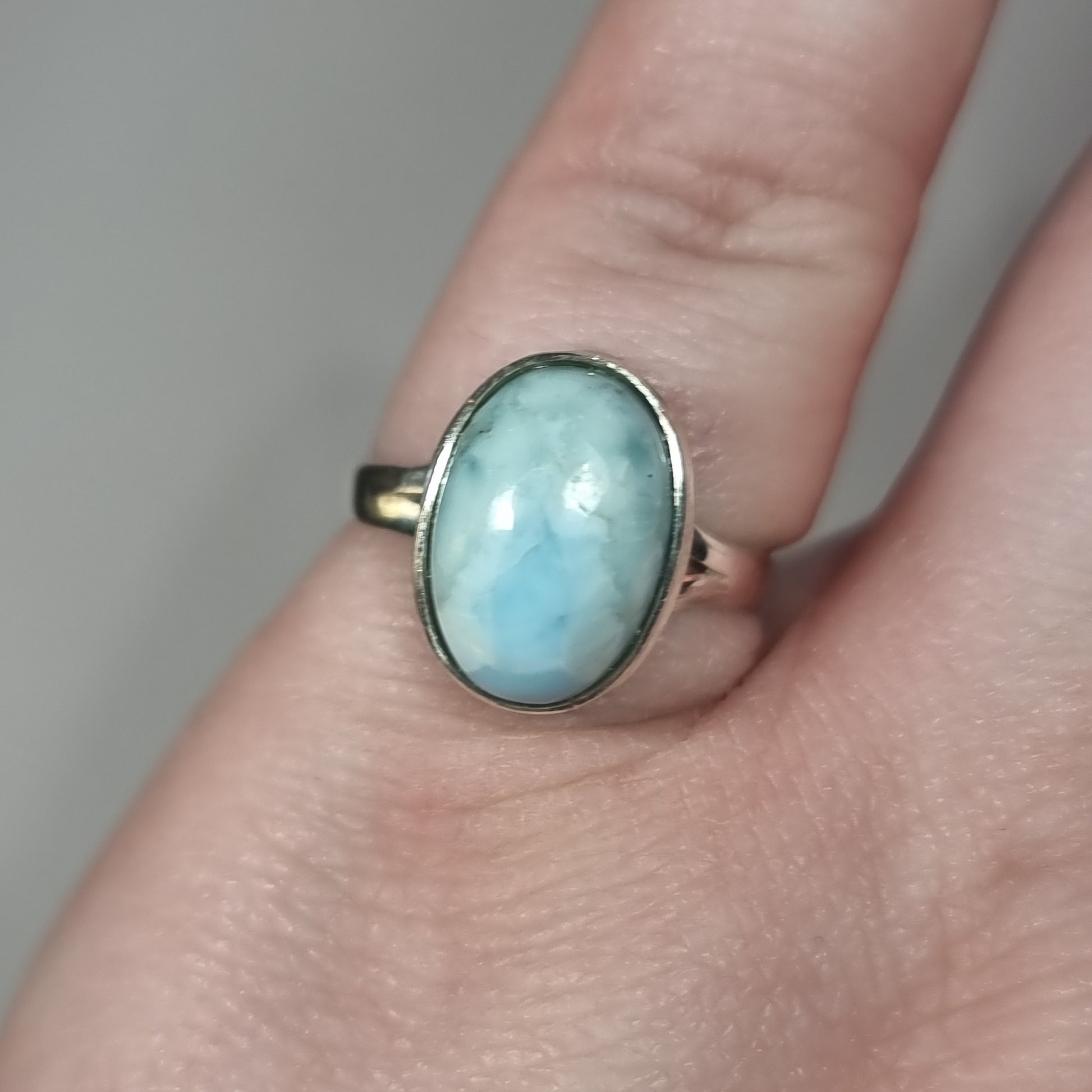 Larimar ring - Rivendell Shop