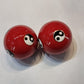 Health/Stress balls - red yin yang - Rivendell Shop
