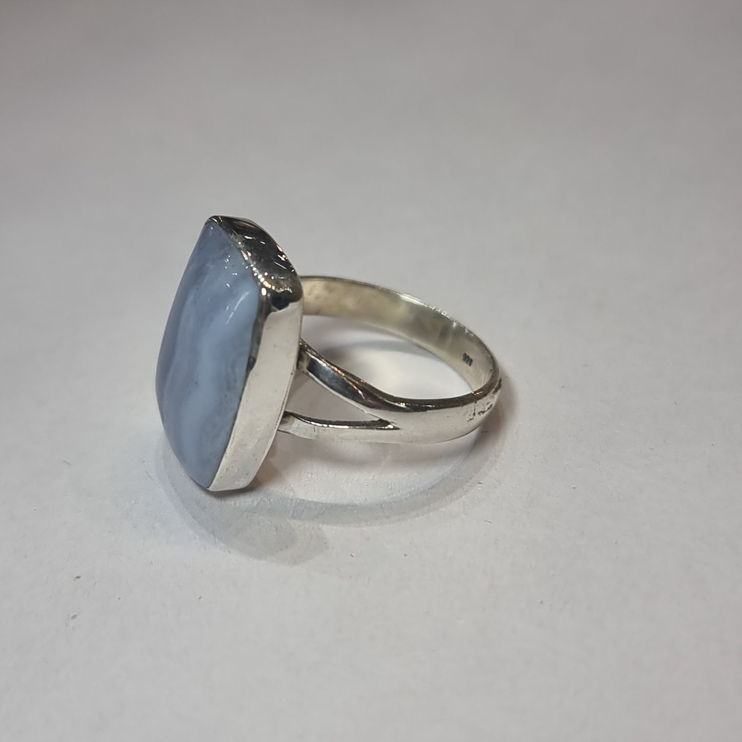 Blue lace agate ring - Rivendell Shop