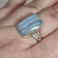 Blue lace agate ring - Rivendell Shop