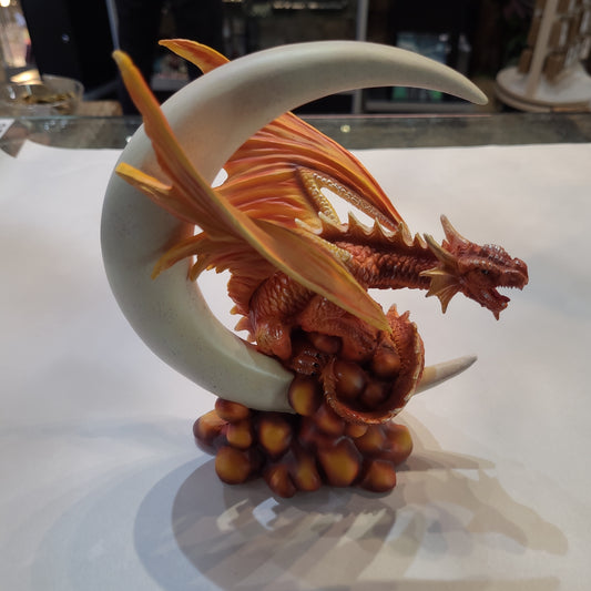 Crescent Moon Dragon-Red - Rivendell Shop