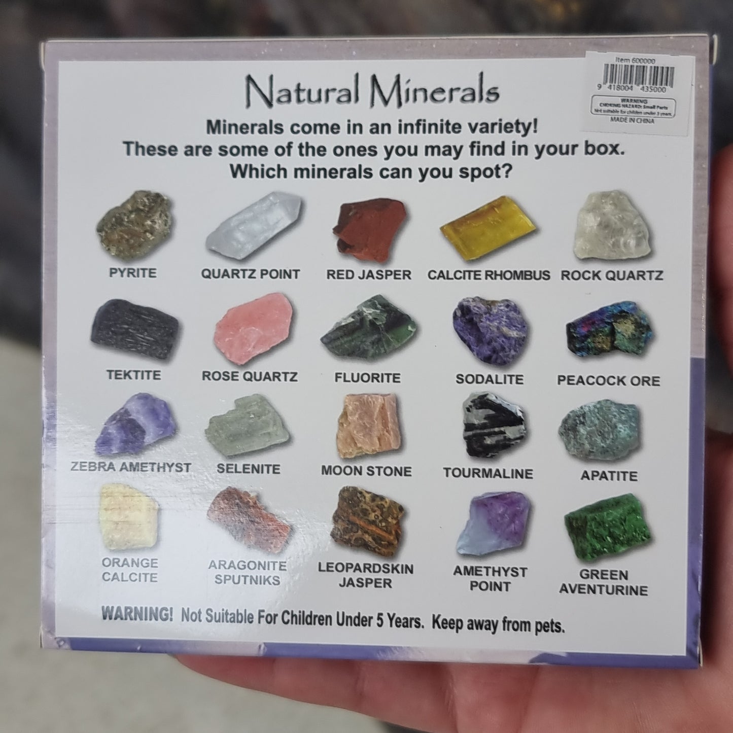 Natural mineral sets - Rivendell Shop