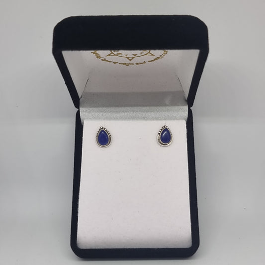 Lapis lazuli studs - Rivendell Shop