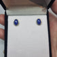 Lapis lazuli studs earrings - Rivendell Shop