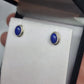 Lapis lazuli studs earrings - Rivendell Shop