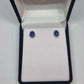 Lapis lazuli studs earrings - Rivendell Shop