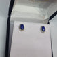Lapis lazuli studs earrings - Rivendell Shop