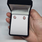 Rose quartz studs - Rivendell Shop