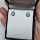 Moonstone studs - Rivendell Shop