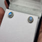 Moonstone studs - Rivendell Shop