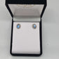 Moonstone studs - Rivendell Shop